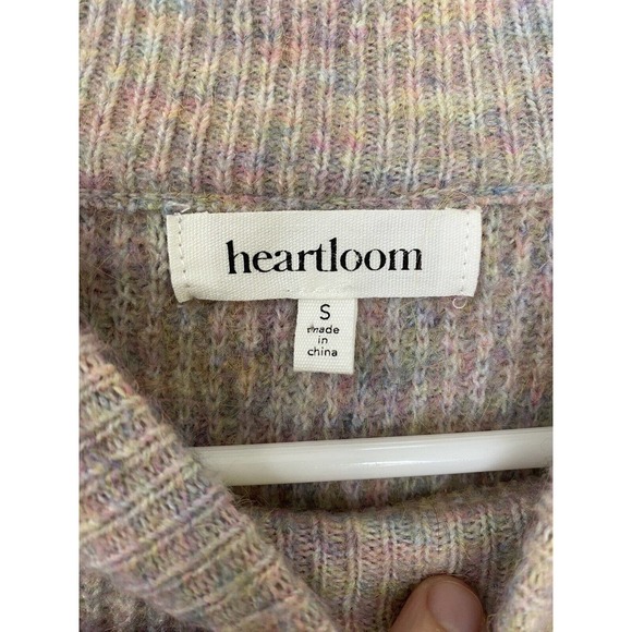 Heartloom Size XS Multicolor Crew Neck Knitted Sweater Soft Hand Wash - Picture 2 of 8